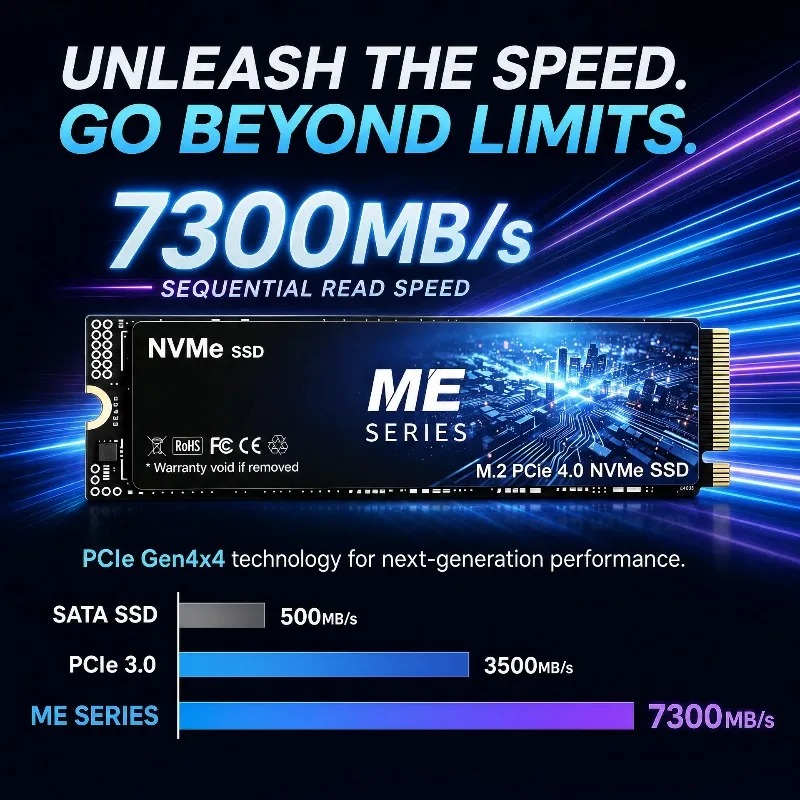 새로운 ME 시리즈 NVMe PCIe 4.0 M.2 S - M.2 Nvme 4Tb Pcie 4.0 Ssd 리뷰 및 가격
