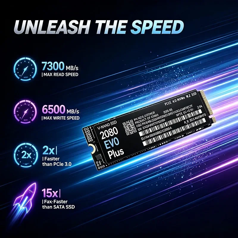 게이밍용 내장 SSD 2080 EVO Plus PCIe - M.2 Nvme 4Tb Pcie 4.0 Ssd 리뷰 및 가격