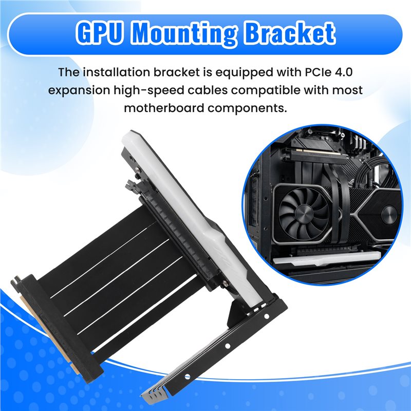 PCI-E 4.0 X16 라이저 케이블이 포함된 수직  - Pcie 4.0 X16 Riser Cable 90 Degree 리뷰 및 가격