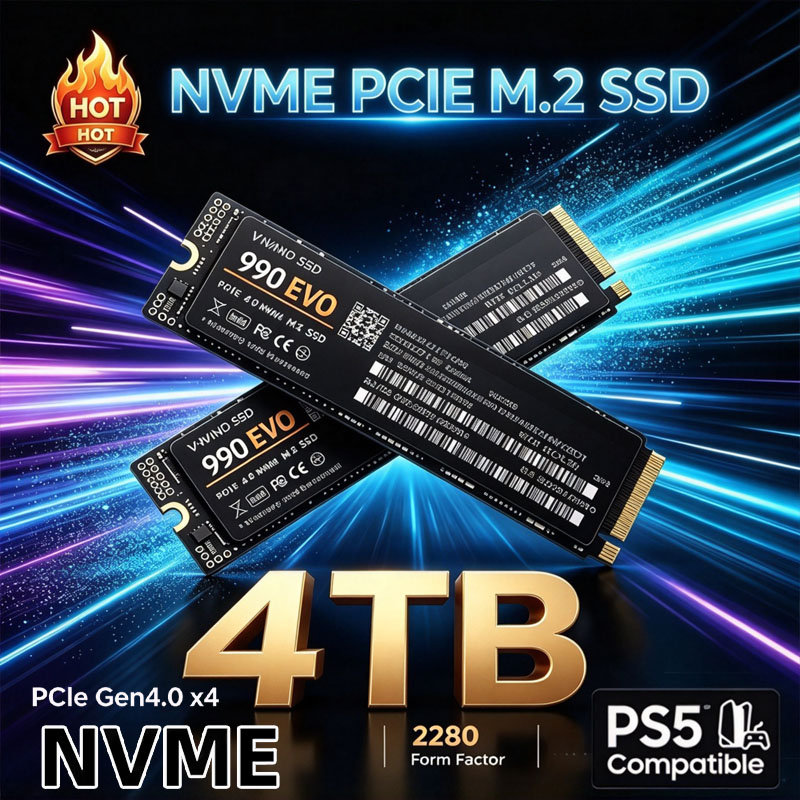 990 EVO 게이밍 M.2 NVMe SSD, PCIe - M.2 Nvme 4Tb Pcie 4.0 Ssd 리뷰 및 가격