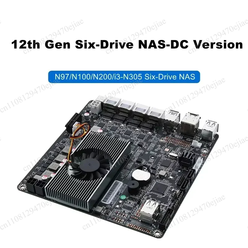 N100 6베이 NAS 마더보드, 미니 ITX, 4개의 - Nas Motherboard N100 6 Sata 리뷰 및 가격
