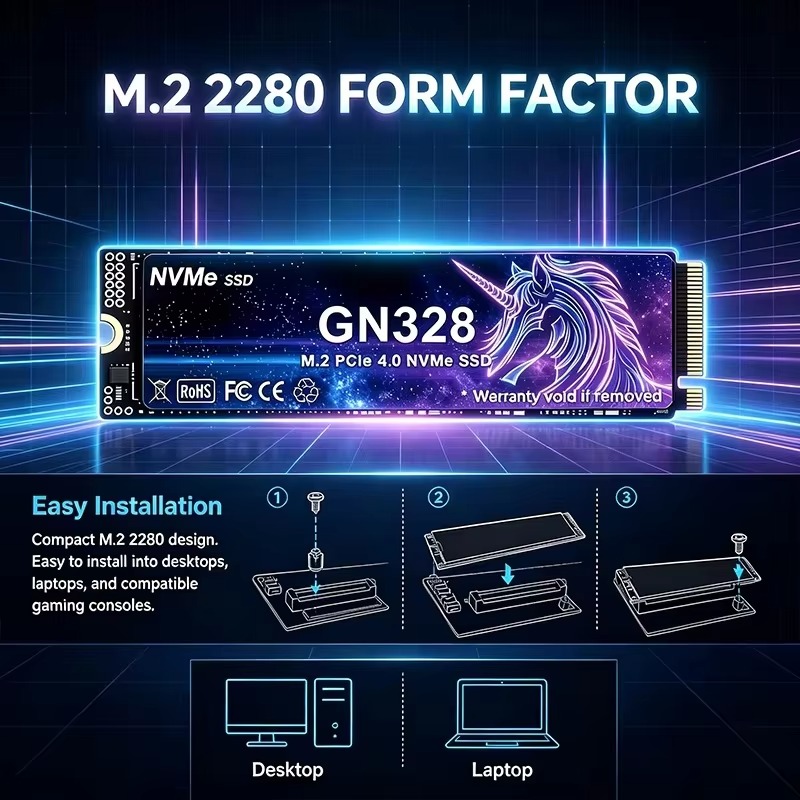 새로운 GN328 M2 SSD, M.2 SSD 하드 디 - M.2 Nvme 4Tb Pcie 4.0 Ssd 리뷰 및 가격