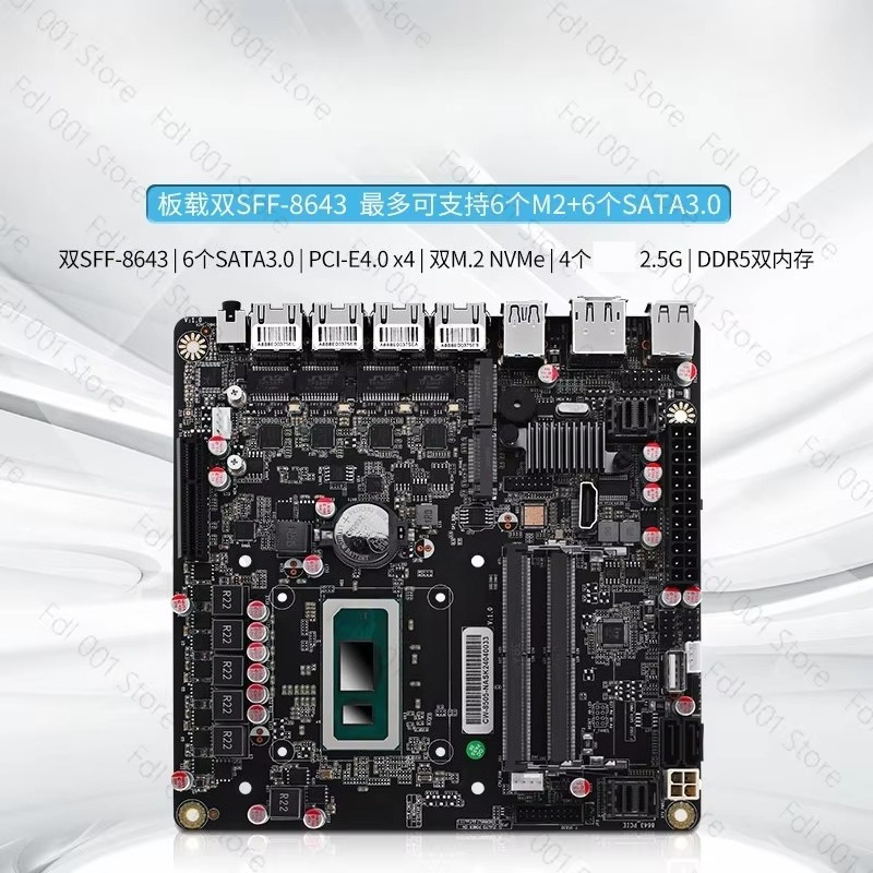NAS 마더보드 N5105, 8505, N100, N3 - Nas Motherboard N100 6 Sata 리뷰 및 가격