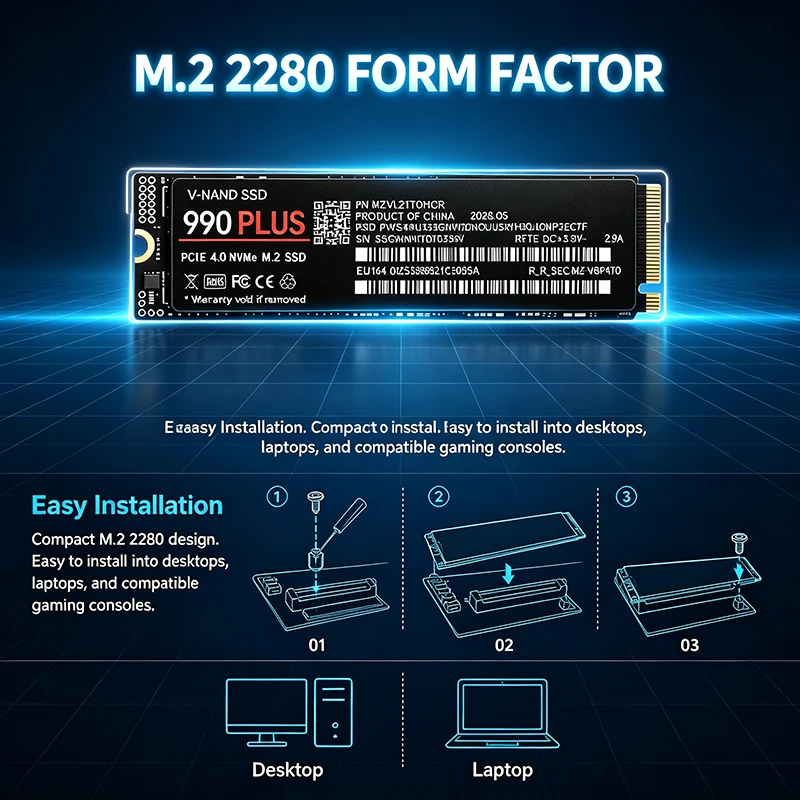 정품 990 Plus M.2 NVMe PCIe 4.0  - M.2 Nvme 4Tb Pcie 4.0 Ssd 리뷰 및 가격